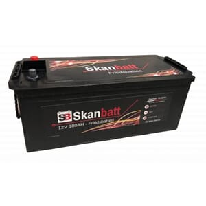 SKANBATT Fritidsbatteri 12V 180AH 1000CCA +venstre