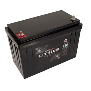 SKANBATT Bluetooth Lithium Batteri 12V 125AH 150A BMS - 8 år