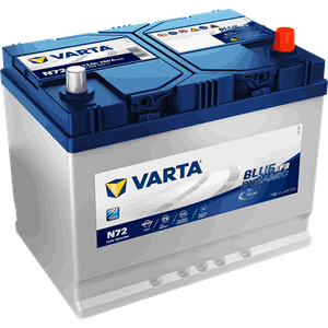 VARTA Blue Dynamic EFB Batteri 12V 72AH 7600CCA +høyre N72