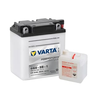 VARTA MC Batteri 6V 6AH 30CCA +høyre 6N6-3B-1