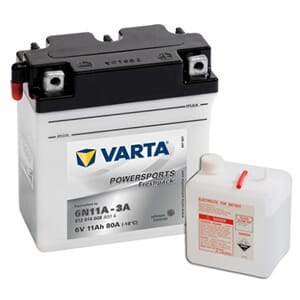 VARTA MC Batteri 6V 12AH 80CCA +høyre 6N11A-3A