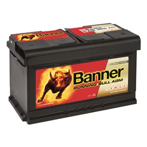 BANNER Running Bull AGM 58001 12V 80AH 800A (EN) +H