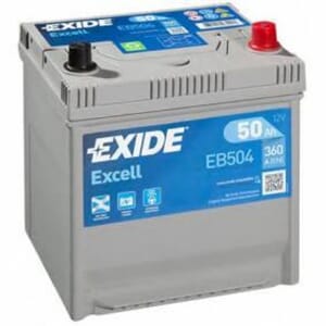 EXIDE STARTBATTERI 12V 50AH +Høyre