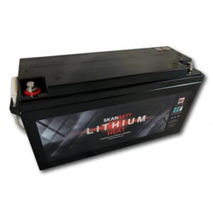 SKANBATT HEAT Lithium Batteri 24V 100AH 100BMS - BT OG VARME