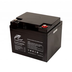 RITAR Lithium Batteri 12V 50Ah (LiFePO4) BMS 50A