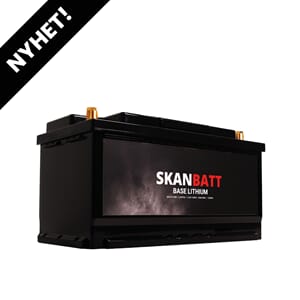 SKANBATT Base Lithium 12V 100Ah 100A BMS - 3 år - RV