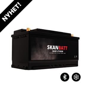 SKANBATT Base Lithium 12V 150Ah 150A BMS - BT, Heat, RV, 3år