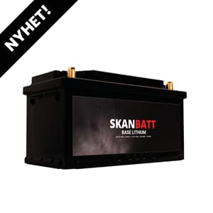 SKANBATT Base Lithium 12V 150Ah 150A BMS - 3 år - RV