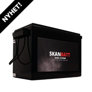 SKANBATT Base Lithium - 12V 200Ah 200A BMS 3 Års garanti