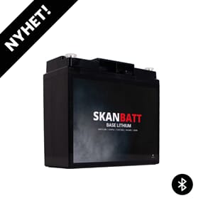 SKANBATT Base Lithium 12V 20Ah 30A BMS - BT, 3år
