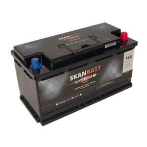 SKANBATT Lithium HEAT Batteri 12V 150AH 150A BMS/Bobil/Bluet
