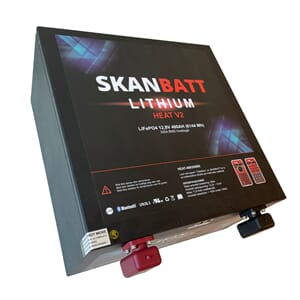 SKANBATT V2 Lithium HEAT Batteri 12V 480Ah 150A BMS - Bobil