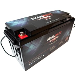 SKANBATT V2 Lithium Batteri 51,2V 50Ah 50A BMS - HEAT - Blue