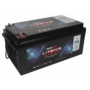SKANBATT Lithium HEAT PRO Ultra 12V 300AH CAN Bus 400A (<3s)