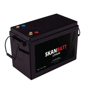 SKANBATT Lithium Batteri 12V 200AH 200A BMS (345x190x245mm)
