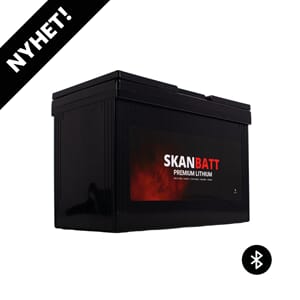 SKANBATT Premium Lithium - 12V 100Ah 100A BMS - BT