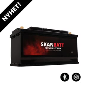 SKANBATT Premium Lithium - 12V 180Ah 160A BMS - BT - Heat
