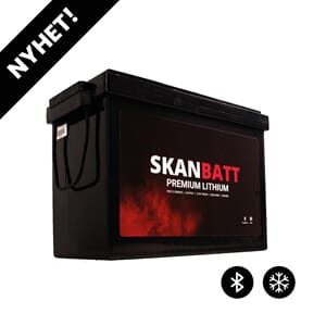 SKANBATT Premium Lithium - 12V 280Ah 200A BMS - BT - Heat
