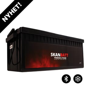 SKANBATT Premium Lithium - 12V 300Ah 200A BMS - BT - Heat