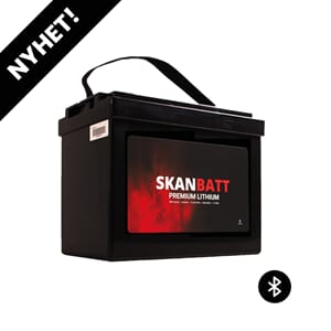 SKANBATT Premium Lithium - 12V 87Ah 100A BMS - BT