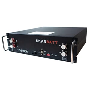 SKANBATT HEAT Lithium 3U Rackbatteri 51,2V 100Ah - 5,12kWh