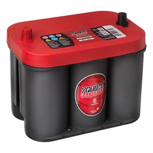 OPTIMA AGM Red Top 12V 50AH 815CCA +midtstilt 8001-287