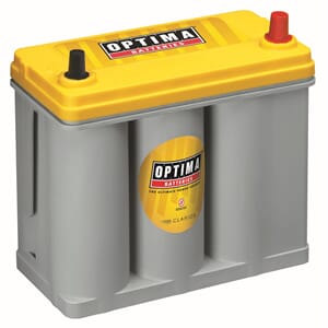 OPTIMA AGM YELLOWTOP® 12V 38AH 460CCA +høyre 8072-176