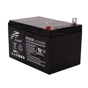 RITAR AGM Batteri 12V 12AH M6 (151x98x107mm) T30-1