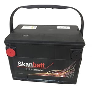 SKANBATT Startbatteri 12V 80AH 800CCA +venstre