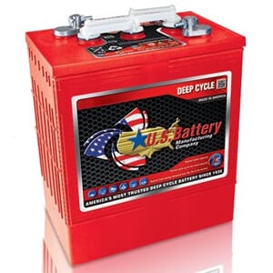 US Battery Deep Cycle Traksjonsbatteri 6V 310Ah +diagonalt