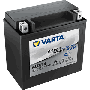 VARTA AGM AUX Batteri 12V 13AH 200CCA +venstre AUX14