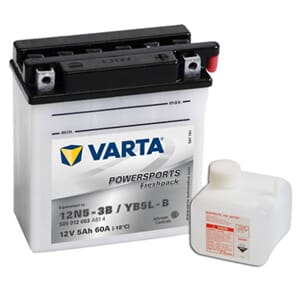 VARTA MC Batteri 12V 5AH 60CCA +høyre YB5L-B