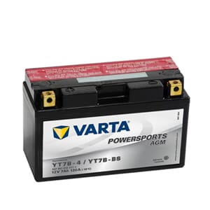 VARTA AGM MC Batteri 12V 7AH 120CCA +venstre YT7B-BS