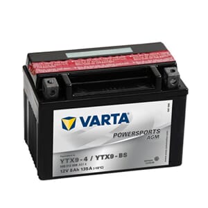 VARTA AGM MC Batteri 12V 8AH 135CCA +venstre YTX9-BS