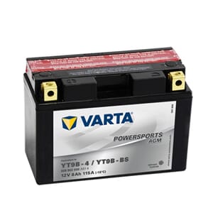 VARTA AGM MC Batteri 12V 9AH 115CCA +venstre YT9B-BS