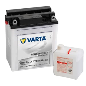 VARTA MC Batteri 12V 12AH 160CCA +høyre YB12AL-A