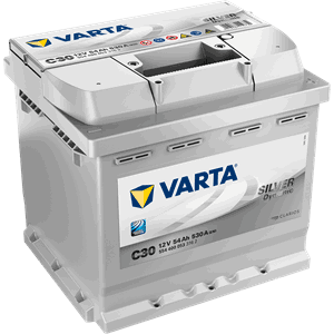 VARTA Silver Dynamic Batteri 12V 54AH 530CCA +høyre C30