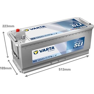 VARTA Promotive SHD Batteri 12V 140AH 800CCA +venstre K8
