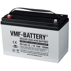 VMF AGM Batteri 12V 125AH (Tilsvarer Ritar DC12-120S)