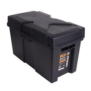 Batterikasse 372x185x205mm (innvendig) plast stor (BG31)