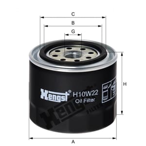 VOLVO PENTA OLJEFILTER (10)(H10W06) AD31A, B, D
