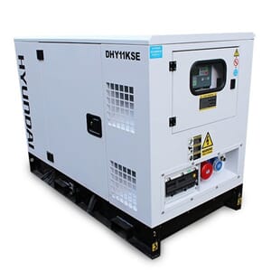 HYUNDAI DHY11KSEm Diesel strømaggregat 11kVA 3-Fase  230V