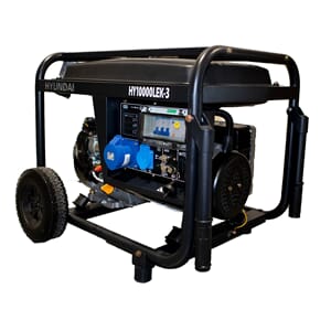 HYUNDAI HY10000LEK-3 Strømaggregat 10kVA 230V 3-FAS BENSIN