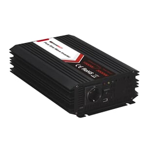 SKANBATT Inverter 12V 1500W Ren Sinus m/Fj.kontroll