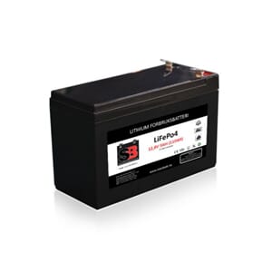 SKANBATT Lithium Batteri 12V 9AH 15A BMS (serie)