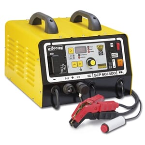 DECA Batterilader 12V/24V 60A m/ 400A starthjelp