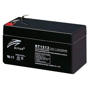 RITAR AGM Batteri 12V 1,3AH (97x43x52mm) F1