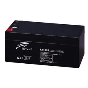 RITAR AGM Batteri 12V 3,2AH (134x67x61mm) F1