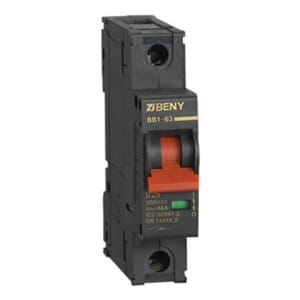 DC automatsikringer for DIN montasje, 1P 300V 10A