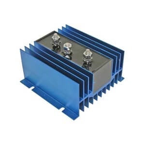 Skillediode til to batteribanker maks 75A